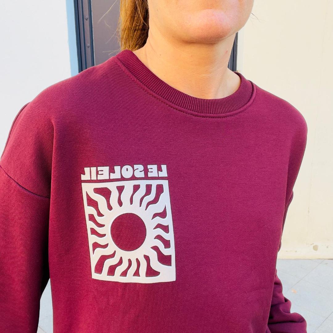 Sweat SOLEIL Bordeaux – Image 4