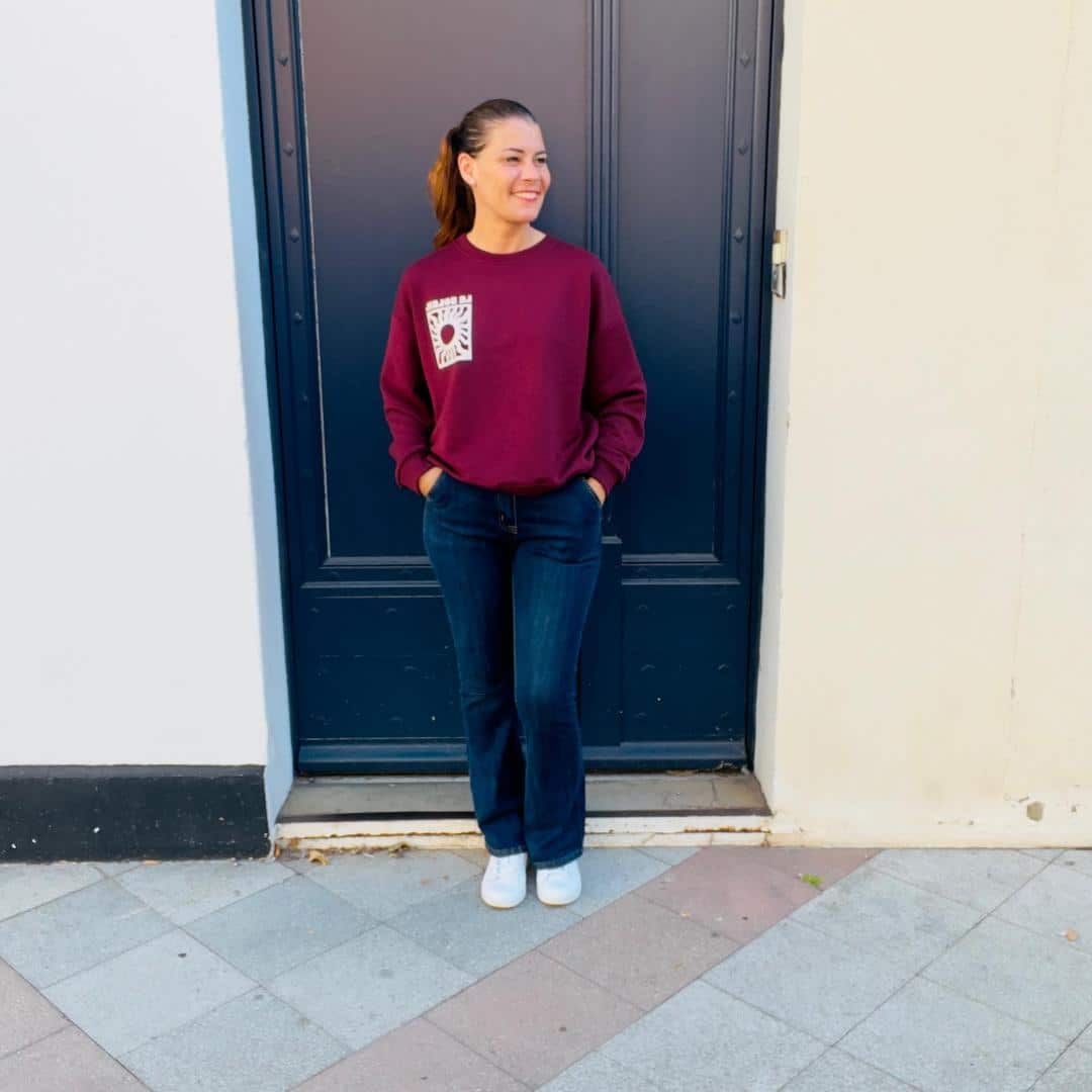 Sweat SOLEIL Bordeaux