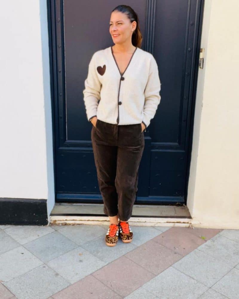 Pantalon velours SESE Marron